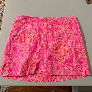Lilly Pulitzer Vibrant Pink Flamingo Skirt
